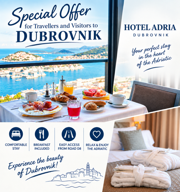 Special offer Special Offer for Travellers and Visitors to Dubrovnik
